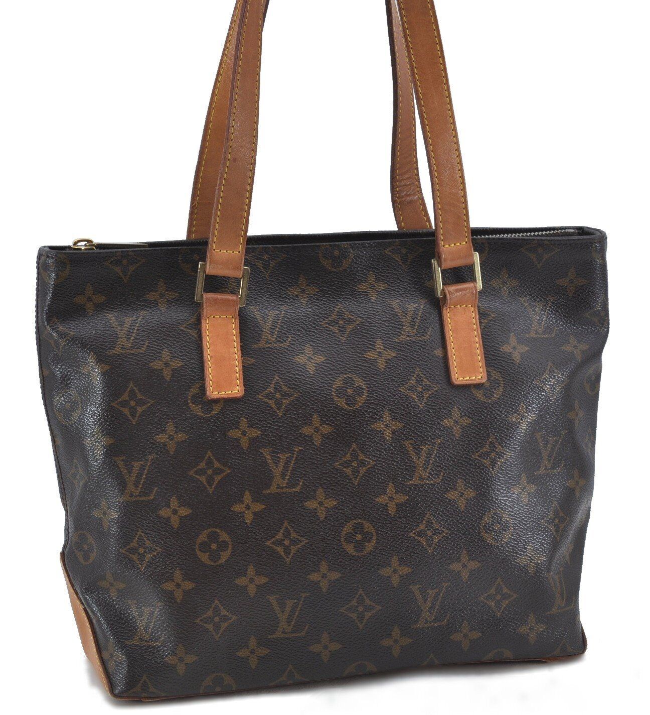 Authentic LOUIS VUITTON Monogram Cabas Piano Tote Bag M51148 LV H1575