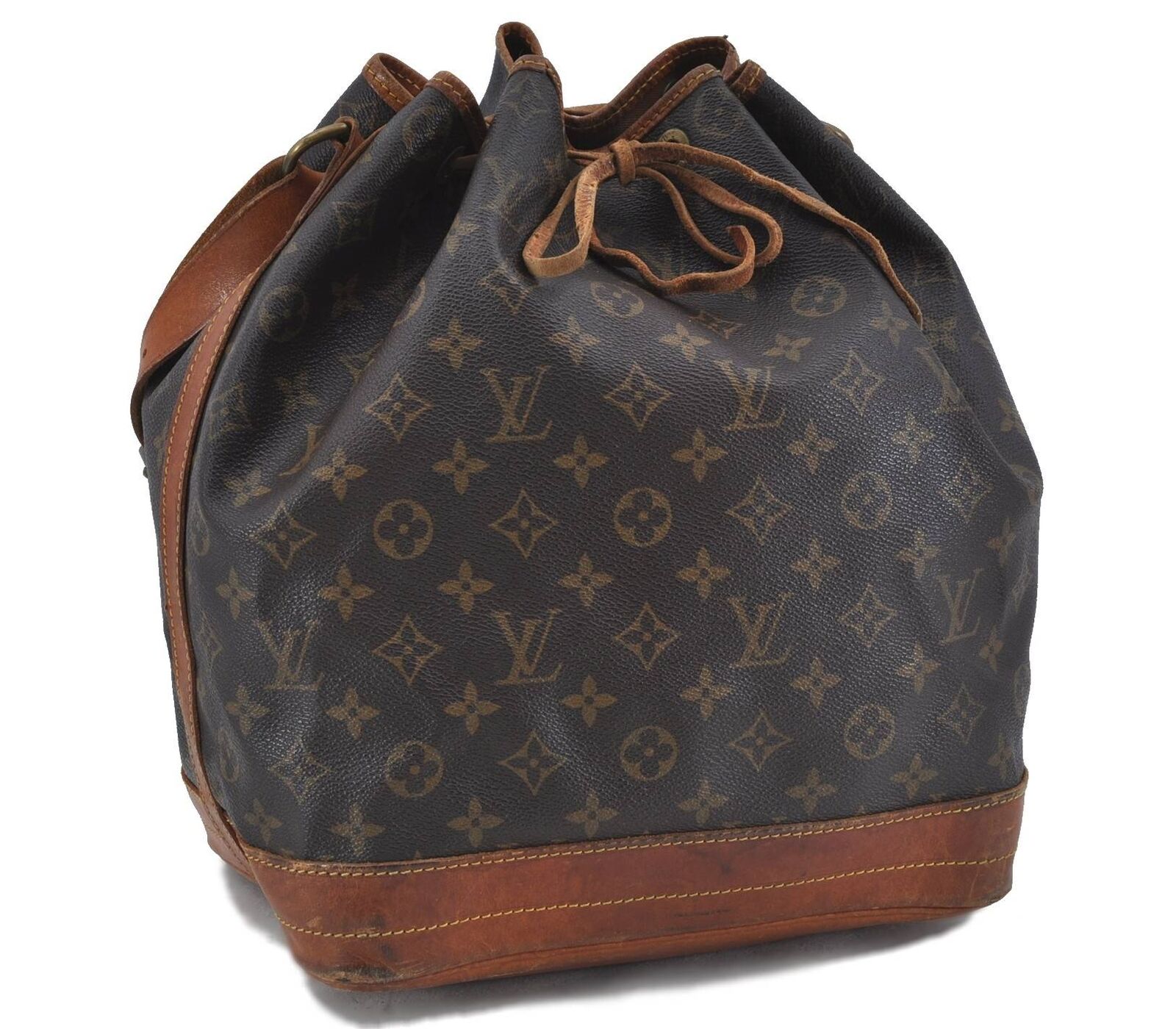 Authentic LOUIS VUITTON Monogram Noe Shoulder Bag M42224 LV H1697