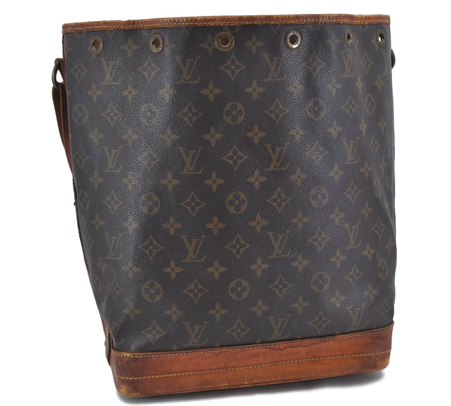 Authentic LOUIS VUITTON Monogram Noe Shoulder Bag M42224 LV H1701