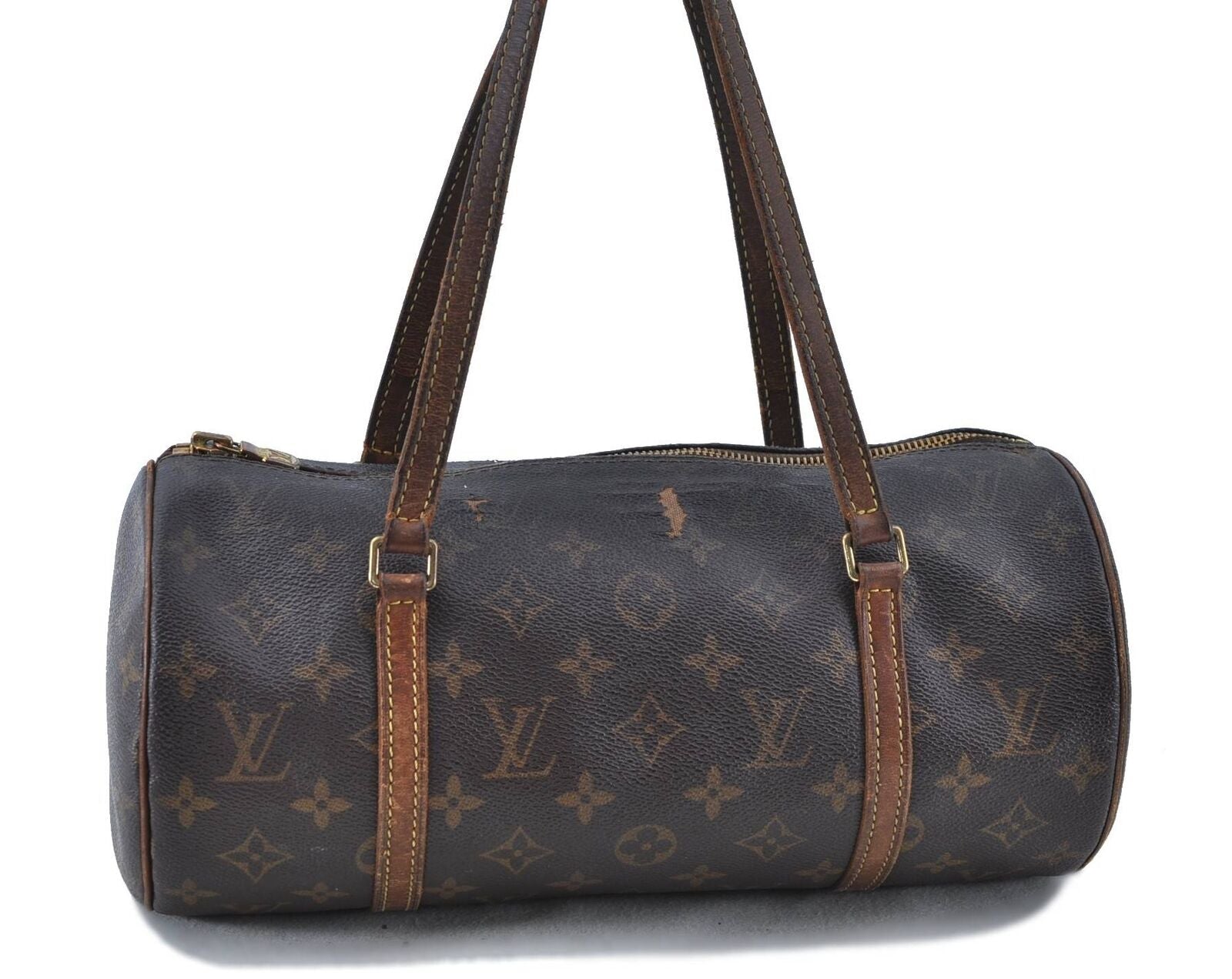 Authentic LOUIS VUITTON Monogram Papillon 30 Hand Bag M51385 LV H1705