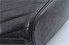 Authentic CHANEL Caviar Skin V Stitch Chain Shoulder Tote Bag Black CC H1915