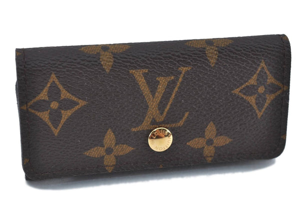 Authentic LOUIS VUITTON Monogram Multicles 4 Four Hooks Key Case M62631 LV H1999