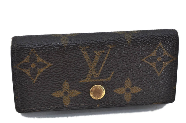 Authentic LOUIS VUITTON Monogram Multicles 4 Four Hooks Key Case M62631 LV H2010