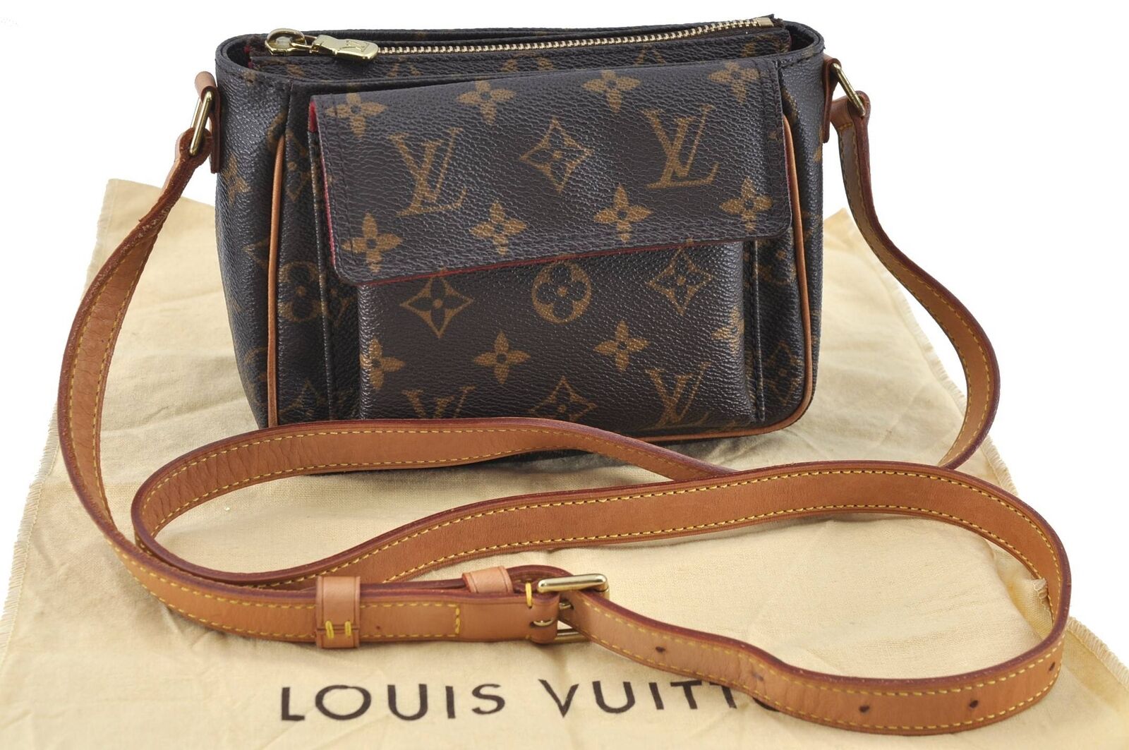 Auth LOUIS VUITTON Monogram Viva Cite PM Shoulder Cross Body Bag M51165 LV H2114