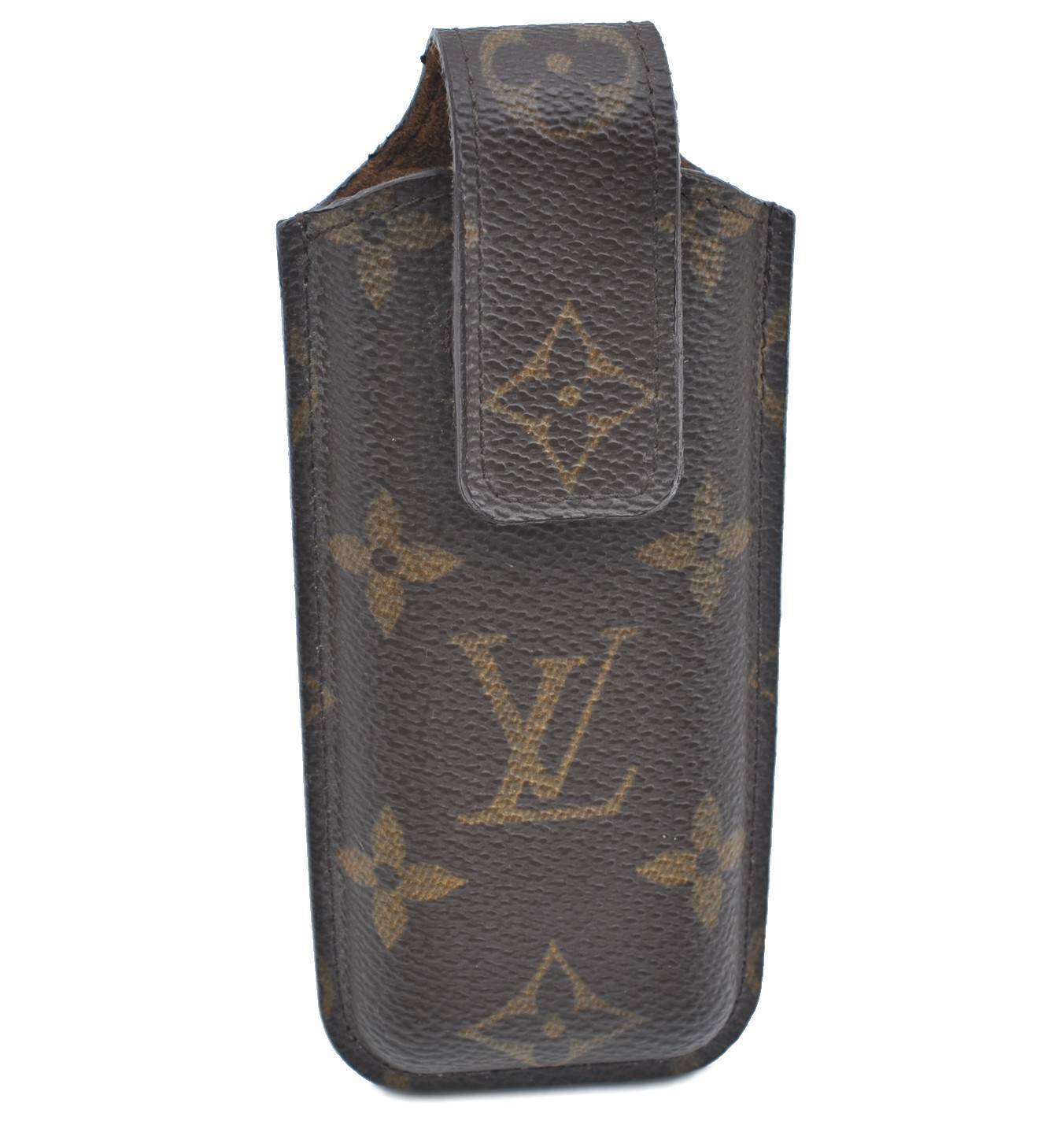 Authentic LOUIS VUITTON Monogram Etui TelePhone Japon Phone Case M63050 LV H2137