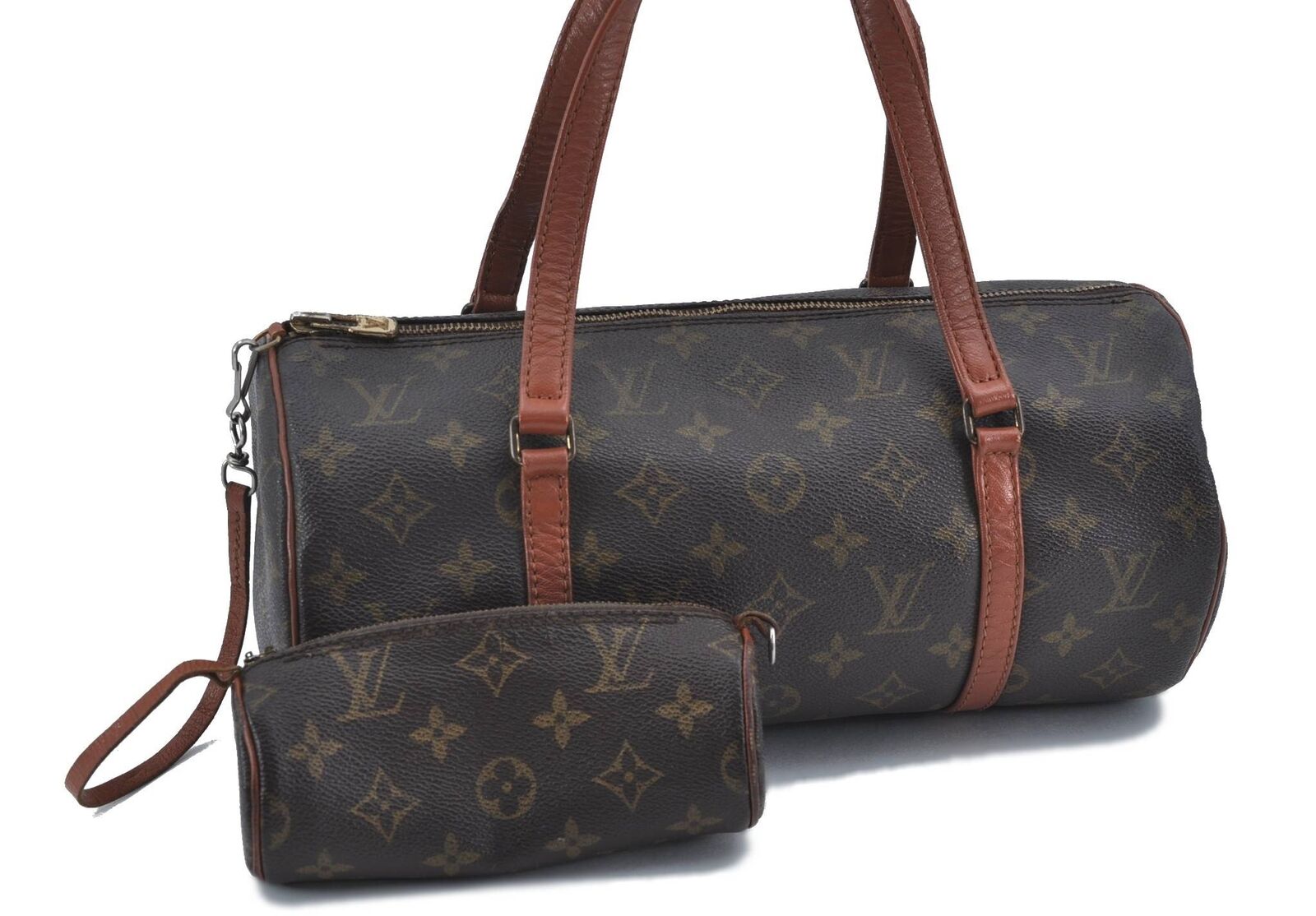 Authentic LOUIS VUITTON Monogram Papillon 30 Hand Bag Old Model LV H2167