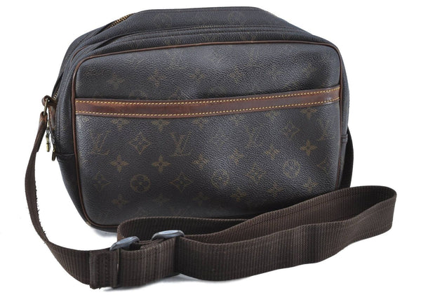 Auth LOUIS VUITTON Monogram Reporter PM Shoulder Cross Body Bag M45254 LV H2171