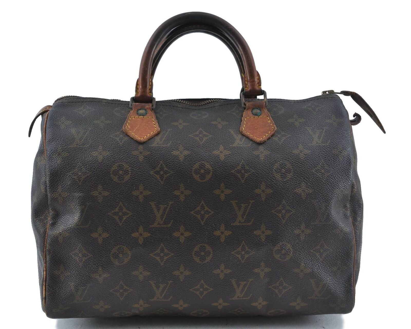 Authentic LOUIS VUITTON Monogram Speedy 30 Hand Bag M41526 LV H2212