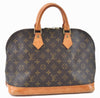 Authentic Louis Vuitton Monogram Alma Hand Bag Purse M51130 LV H2256