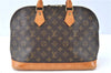 Authentic Louis Vuitton Monogram Alma Hand Bag Purse M51130 LV H2256