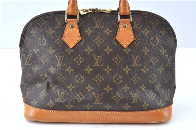 Authentic Louis Vuitton Monogram Alma Hand Bag Purse M51130 LV H2256