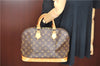 Authentic Louis Vuitton Monogram Alma Hand Bag Purse M51130 LV H2256