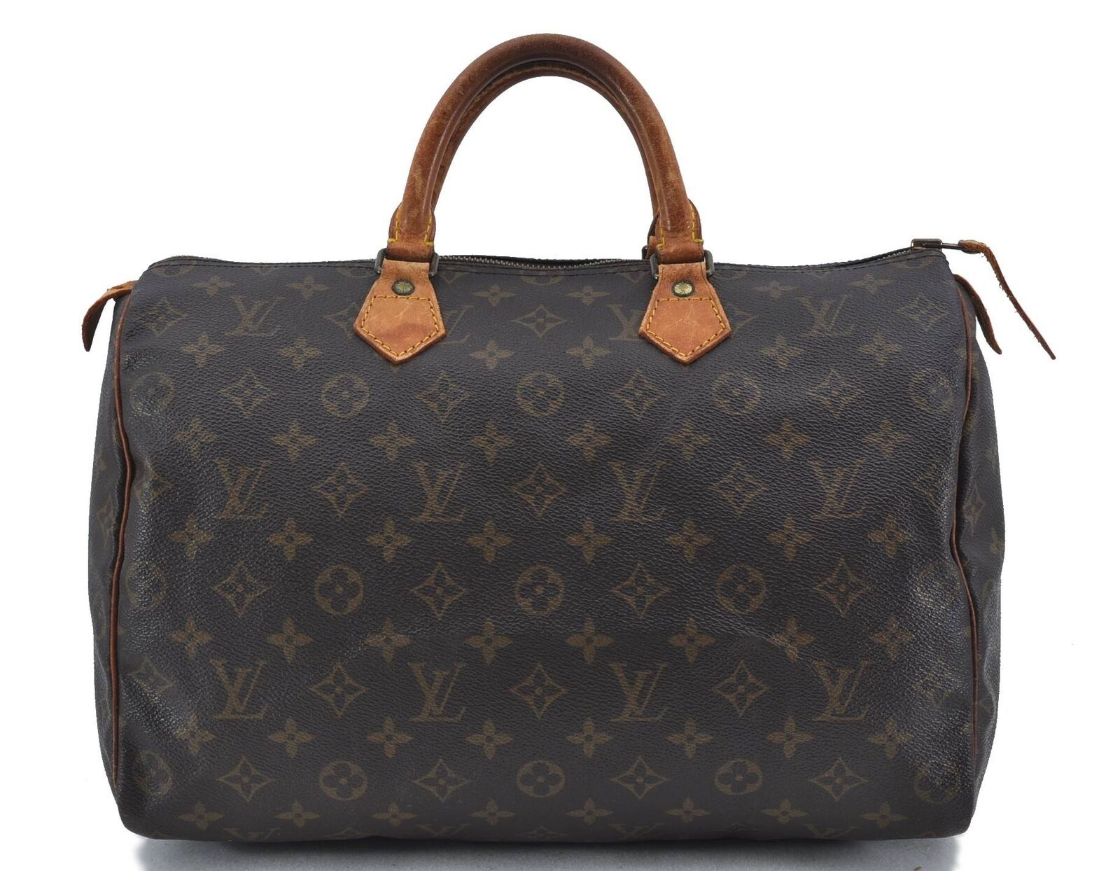 Authentic LOUIS VUITTON Monogram Speedy 35 Hand Bag M41524 LV H2325