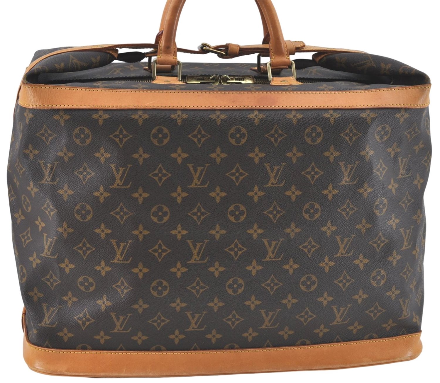 Authentic Louis Vuitton Monogram Cruiser Bag 45 Travel Hand Bag M41138 LV H2353