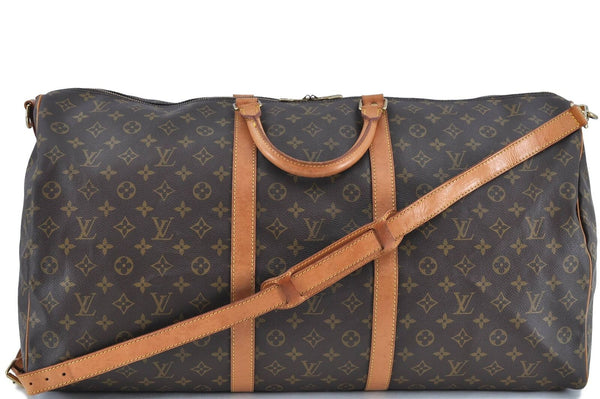 Auth LOUIS VUITTON Monogram Keepall Bandouliere 60 Boston Bag M41412 LV H2411