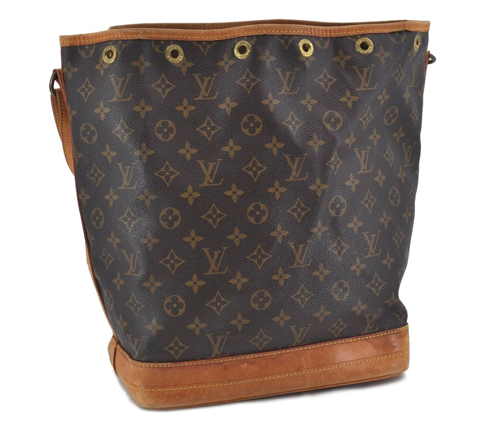 Authentic LOUIS VUITTON Monogram Noe Shoulder Bag M42224 LV H2438