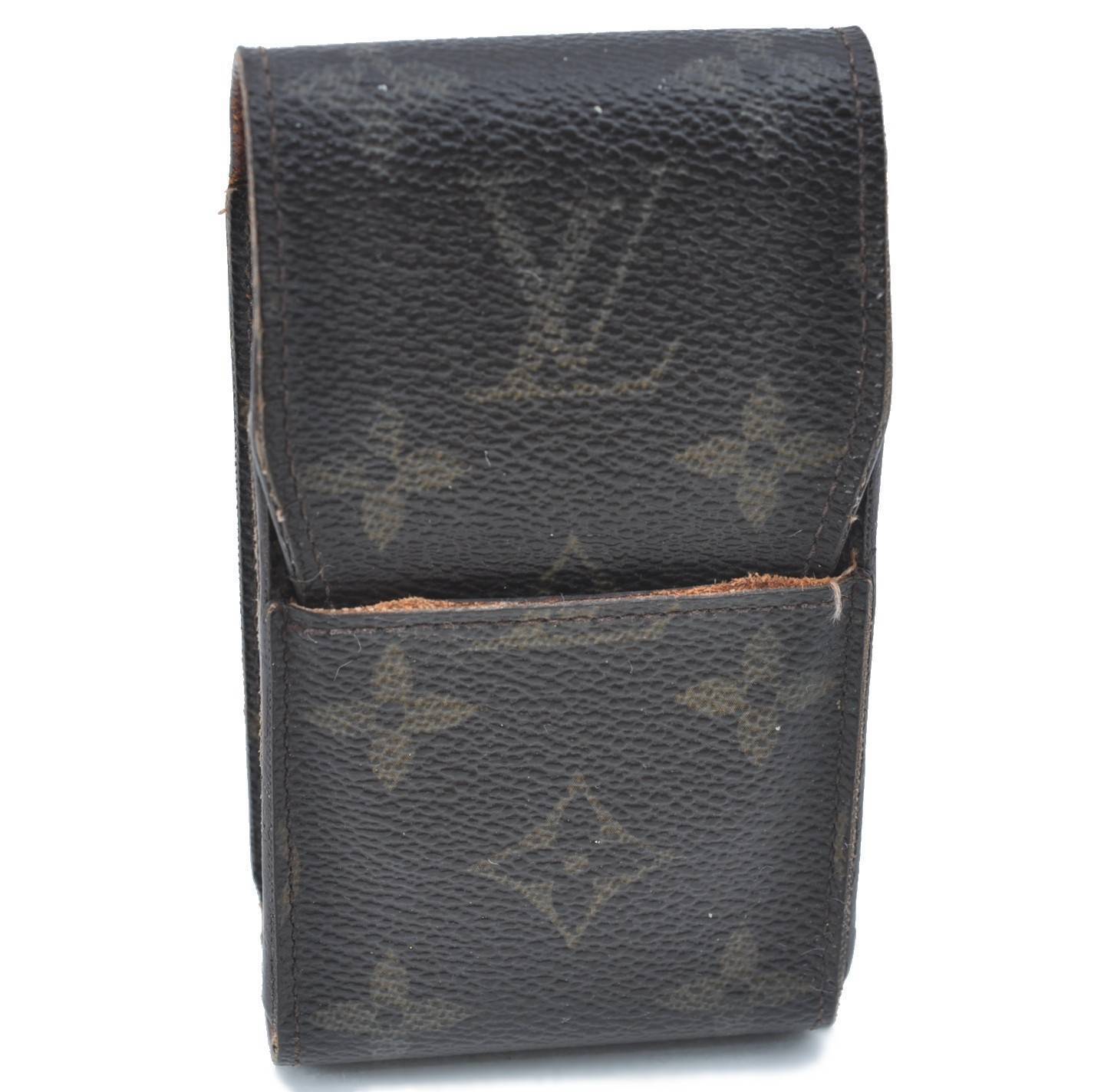 Authentic LOUIS VUITTON Monogram Etui Cigarette Case M63024 LV H2449