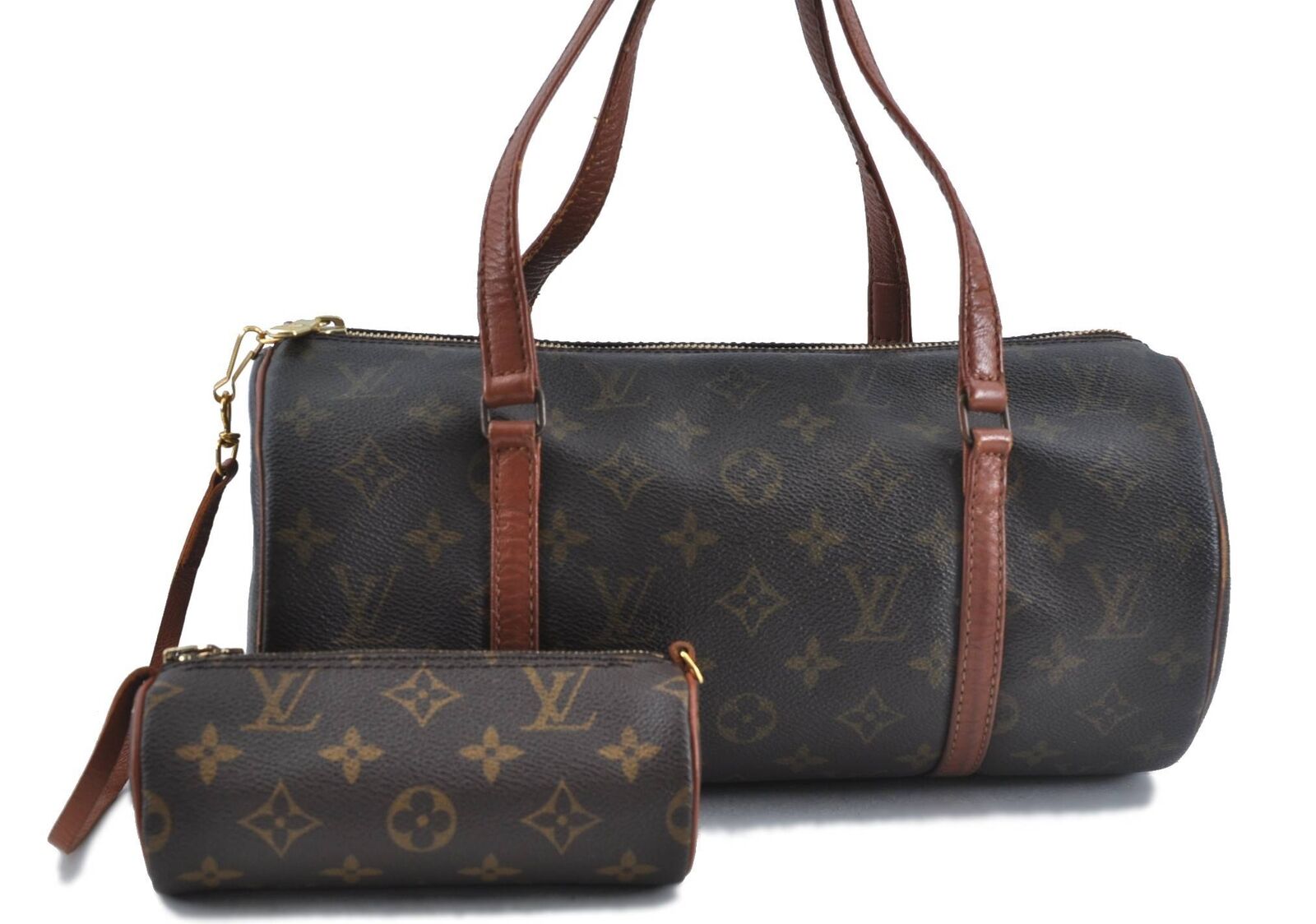 Authentic LOUIS VUITTON Monogram Papillon 30 Hand Bag Old Model LV H2472