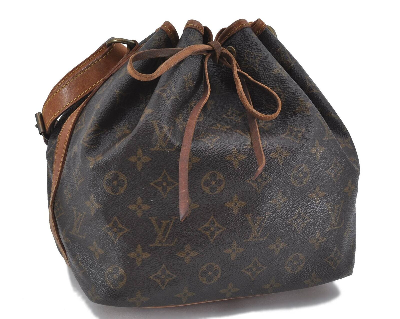 Authentic LOUIS VUITTON Monogram Petit Noe Shoulder Bag M42226 LV H2487