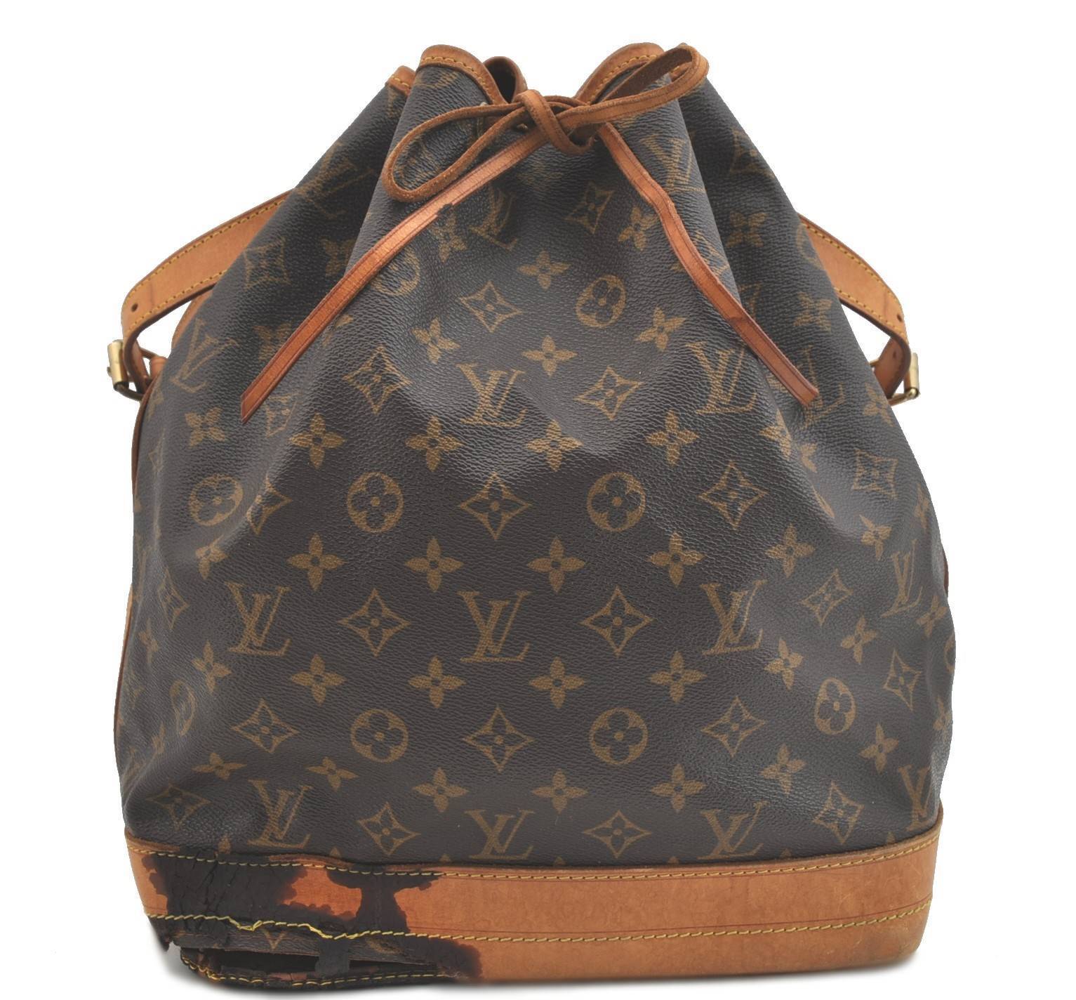 Authentic LOUIS VUITTON Monogram Noe Shoulder Bag M42224 Junk H2594