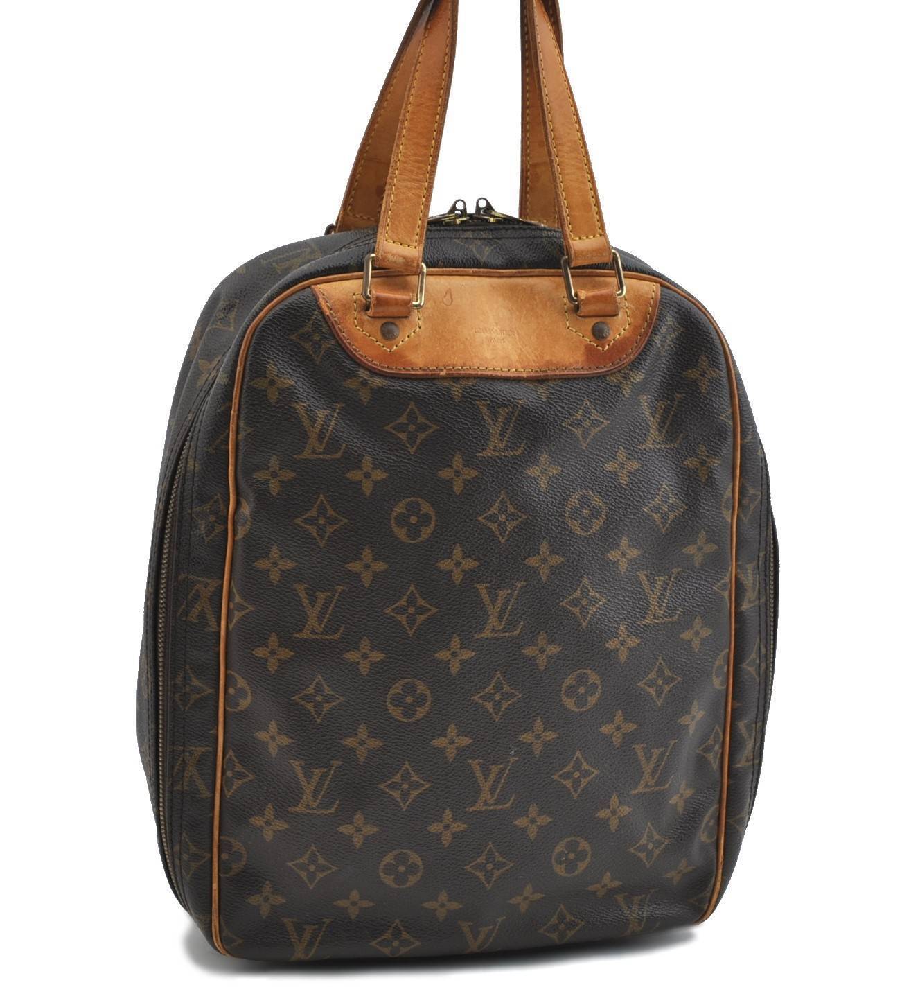 Authentic LOUIS VUITTON Monogram Excursion Hand Bag M41450 LV H2730