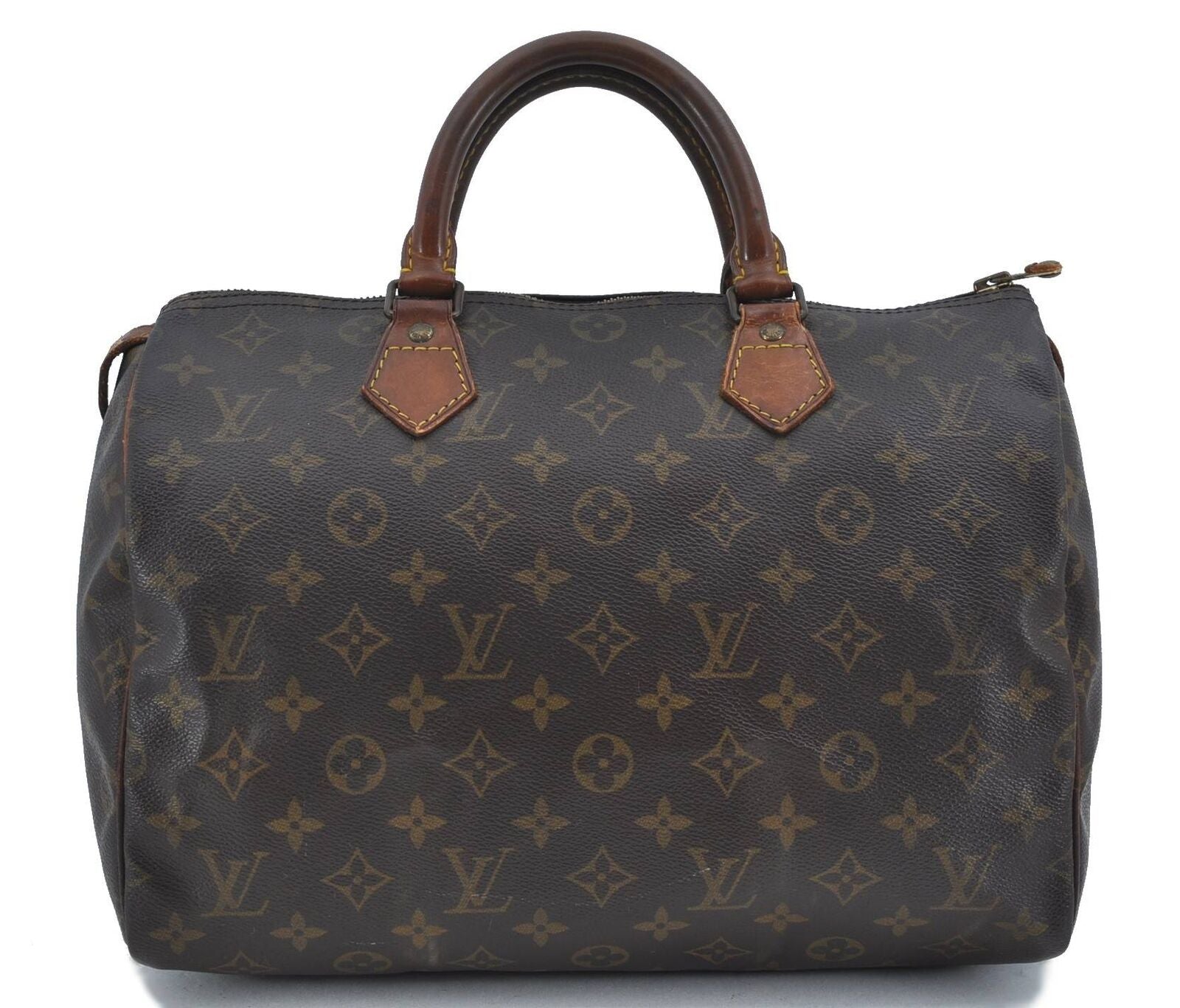 Authentic LOUIS VUITTON Monogram Speedy 30 Hand Bag M41526 LV H2771