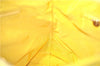 Authentic CHANEL Caviar Skin CC Logo Shoulder Tote Bag Yellow H2858