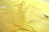 Authentic CHANEL Caviar Skin CC Logo Shoulder Tote Bag Yellow H2858