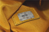 Authentic CHANEL Caviar Skin CC Logo Shoulder Tote Bag Yellow H2858