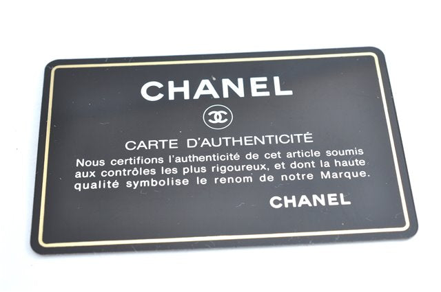 Authentic CHANEL Caviar Skin CC Logo Shoulder Tote Bag Yellow H2858