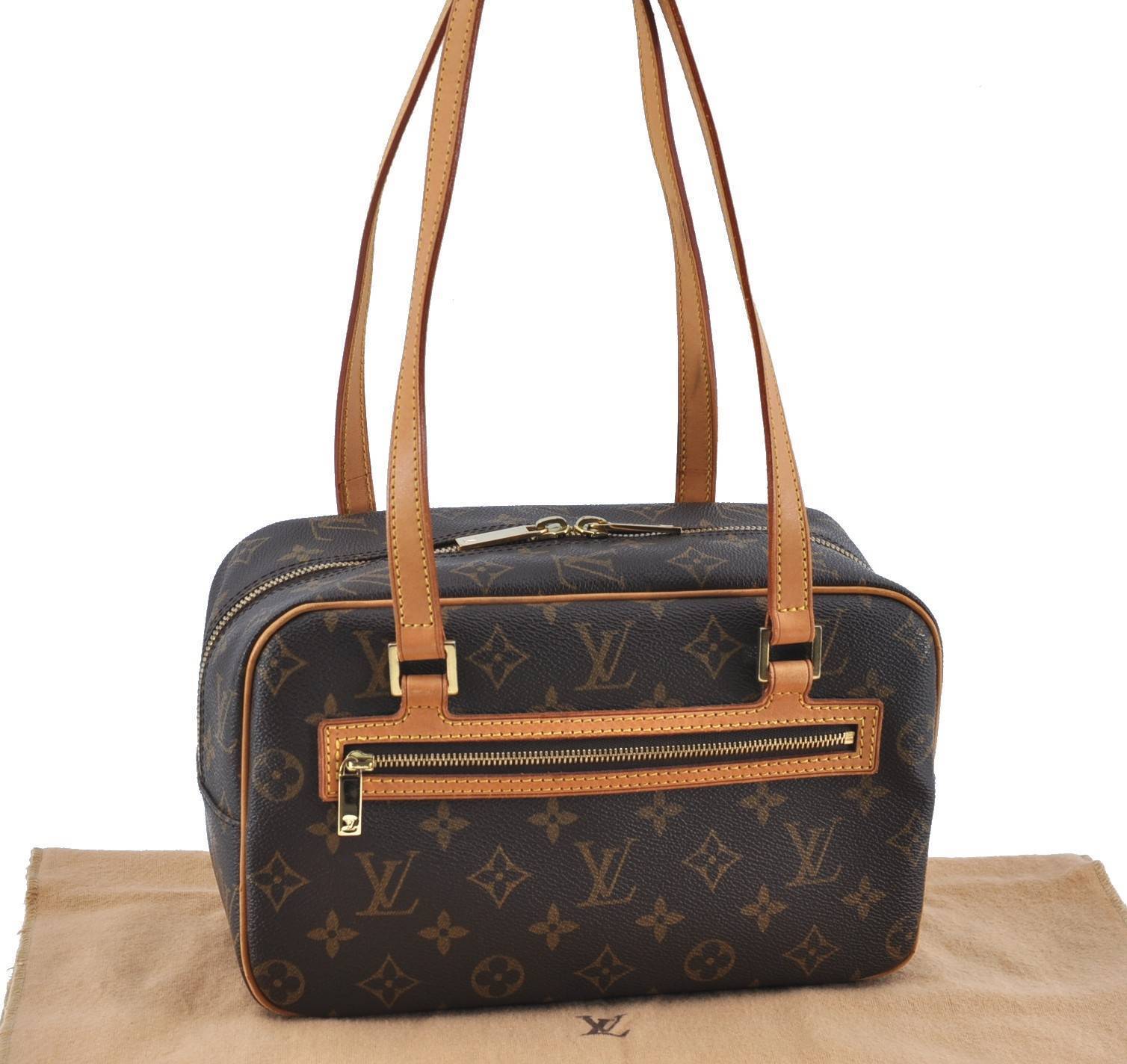 Authentic LOUIS VUITTON Monogram Cite MM Shoulder Bag M51182 LV H2859