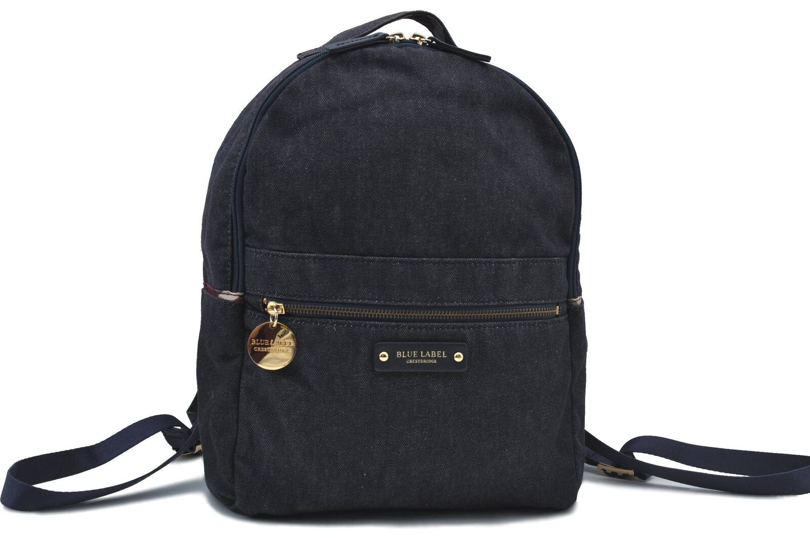 Authentic BLUE LABEL CRESTBRIDGE Backpack Denim Navy Blue H2875