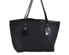 Authentic GUCCI Jolie Shoulder Tote Bag GG Canvas Enamel 211976 Black H2932