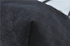 Authentic GUCCI Jolie Shoulder Tote Bag GG Canvas Enamel 211976 Black H2932