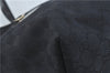 Authentic GUCCI Jolie Shoulder Tote Bag GG Canvas Enamel 211976 Black H2932