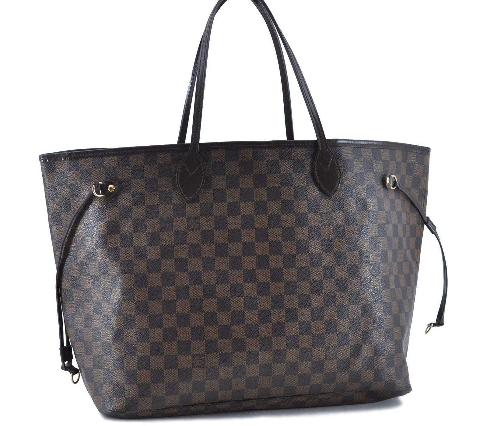 Authentic LOUIS VUITTON Damier Neverfull GM Tote Bag N51106 LV H2948