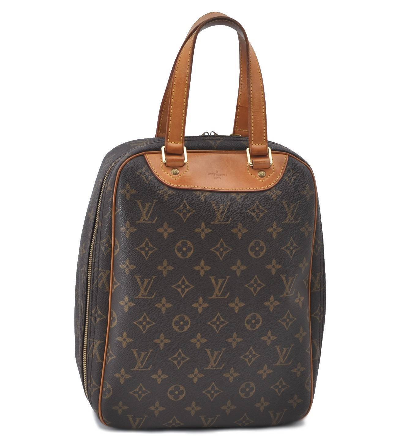 Authentic LOUIS VUITTON Monogram Excursion Hand Bag M41450 LV H3104