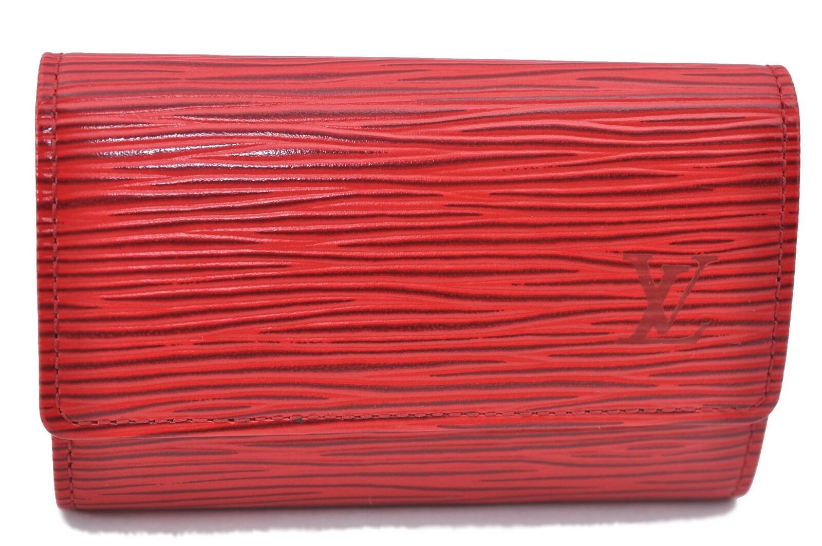 Authentic LOUIS VUITTON Epi Multicles 6 Key Case Red M63817 LV H3176