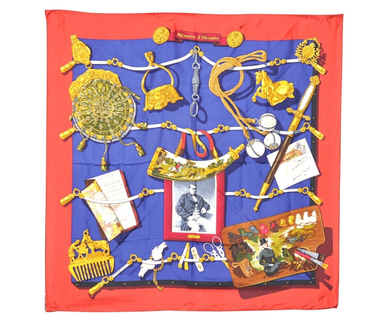 Authentic HERMES Carre 90 Scarf 