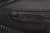 Auth GUCCI Shoulder Hand Bag Purse GG Canvas Leather 101333 Dark Brown H3227