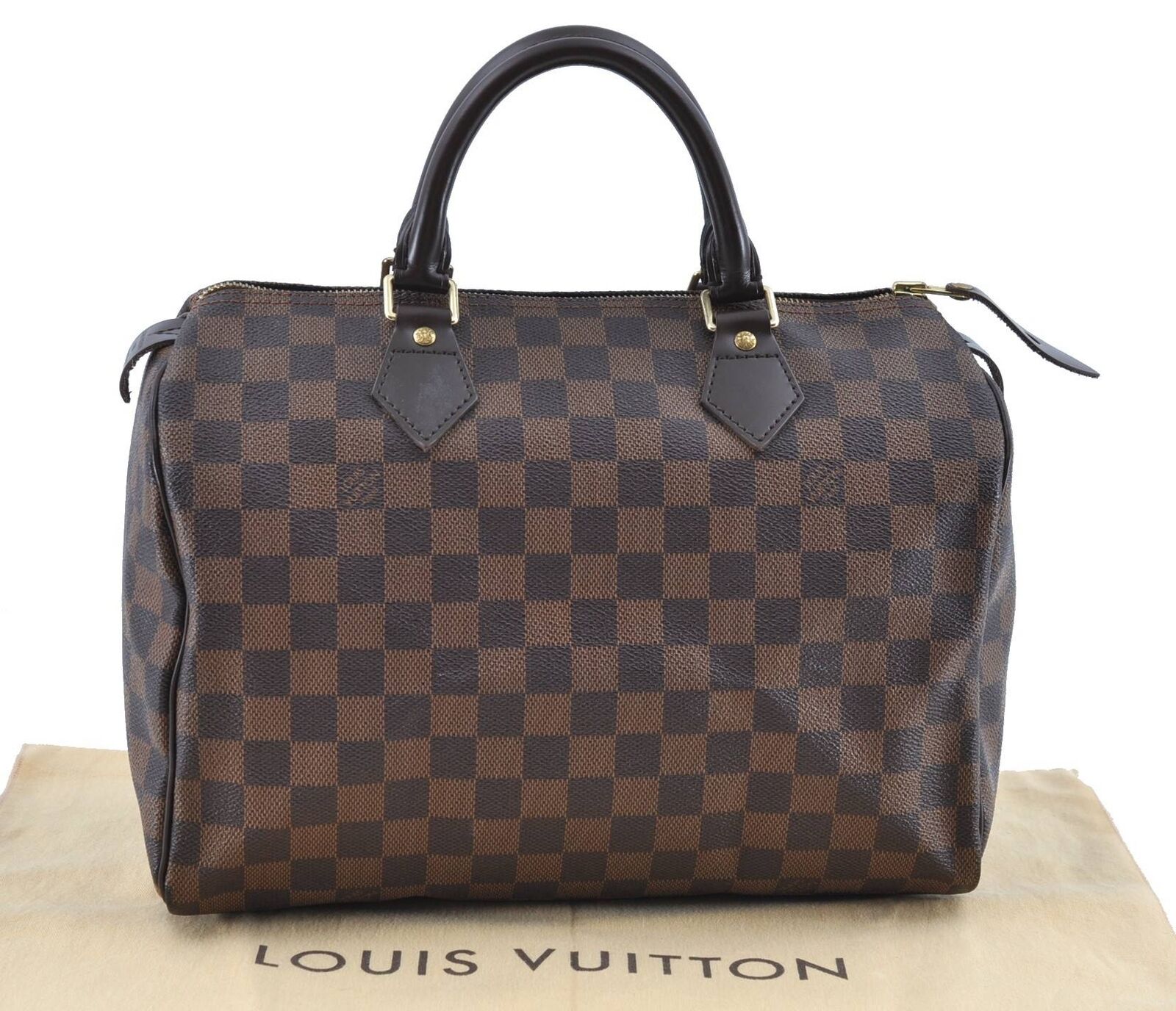 Authentic LOUIS VUITTON Damier Speedy 30 Hand Bag N41364 LV H3271