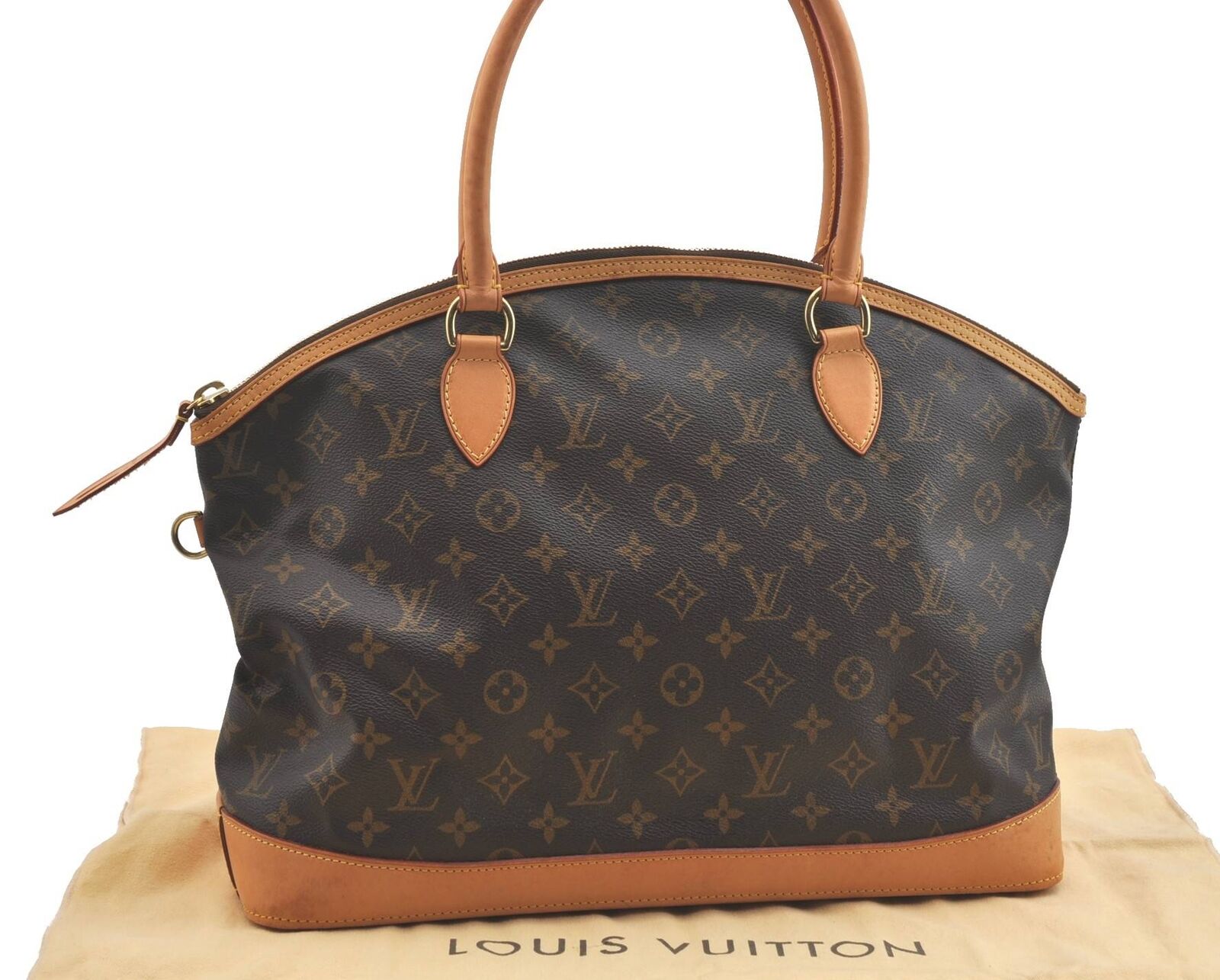 Authentic LOUIS VUITTON Monogram Lockit Horizontal Shoulder Bag M40104 LV H3324