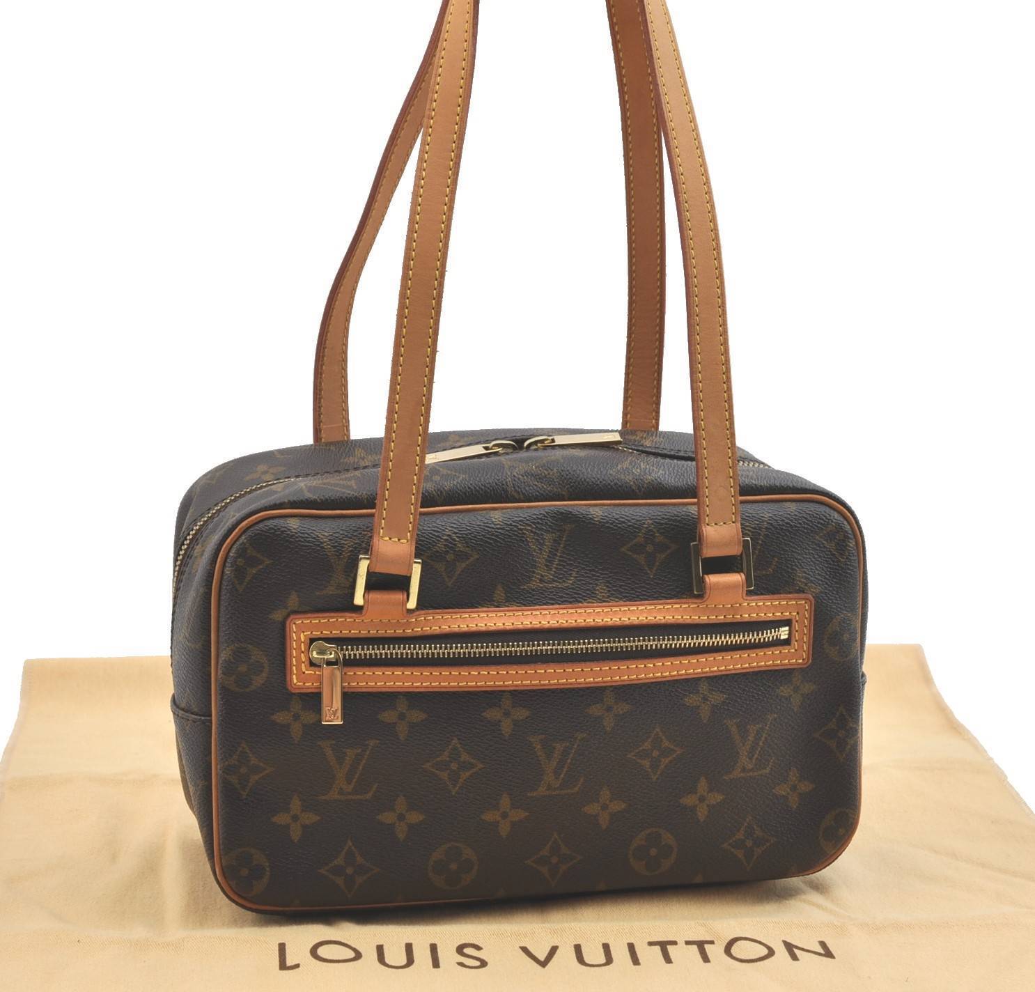Authentic LOUIS VUITTON Monogram Cite MM Shoulder Bag M51182 LV H3447