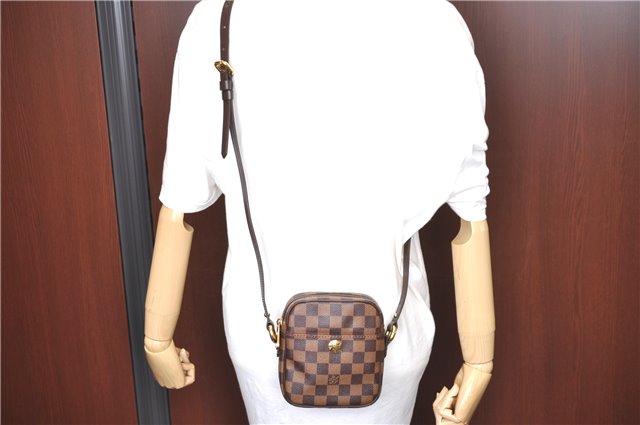 Authentic Louis Vuitton Damier Rift Shoulder Cross Body Bag N60009 LV H3456