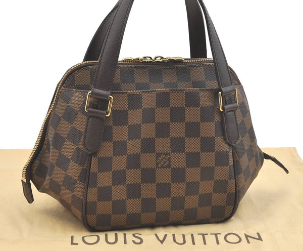 Authentic LOUIS VUITTON Damier Belem PM Shoulder Hand Bag N51173 LV H3536