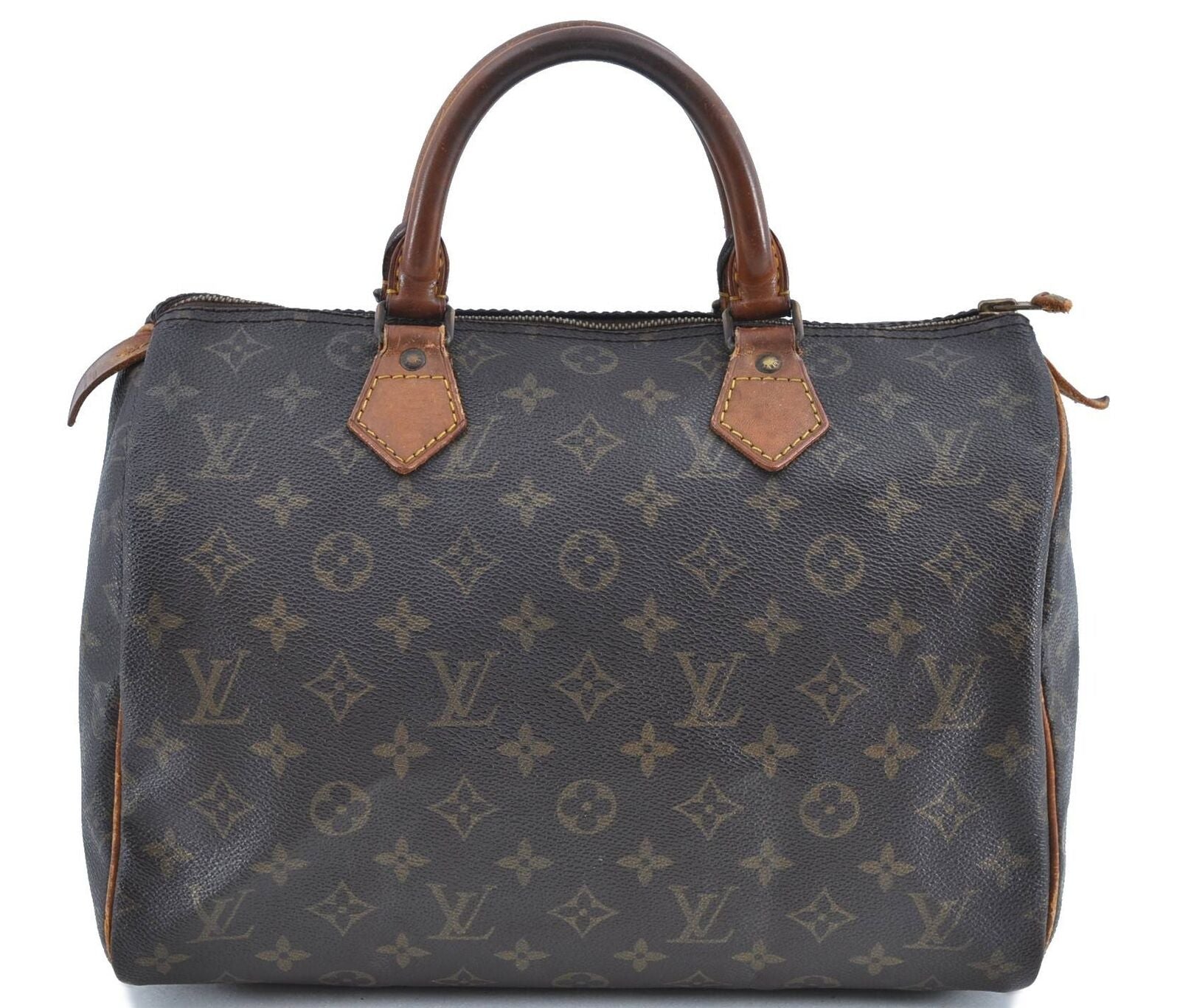 Authentic LOUIS VUITTON Monogram Speedy 30 Hand Bag M41526 LV H3555