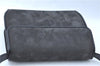 Authentic Ferragamo Leather Shoulder Cross Body Bag Purse Black H3580