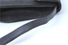 Authentic Ferragamo Leather Shoulder Cross Body Bag Purse Black H3580