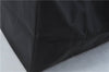 Authentic BURBERRY Nylon Leather Travel Bag Black H3591