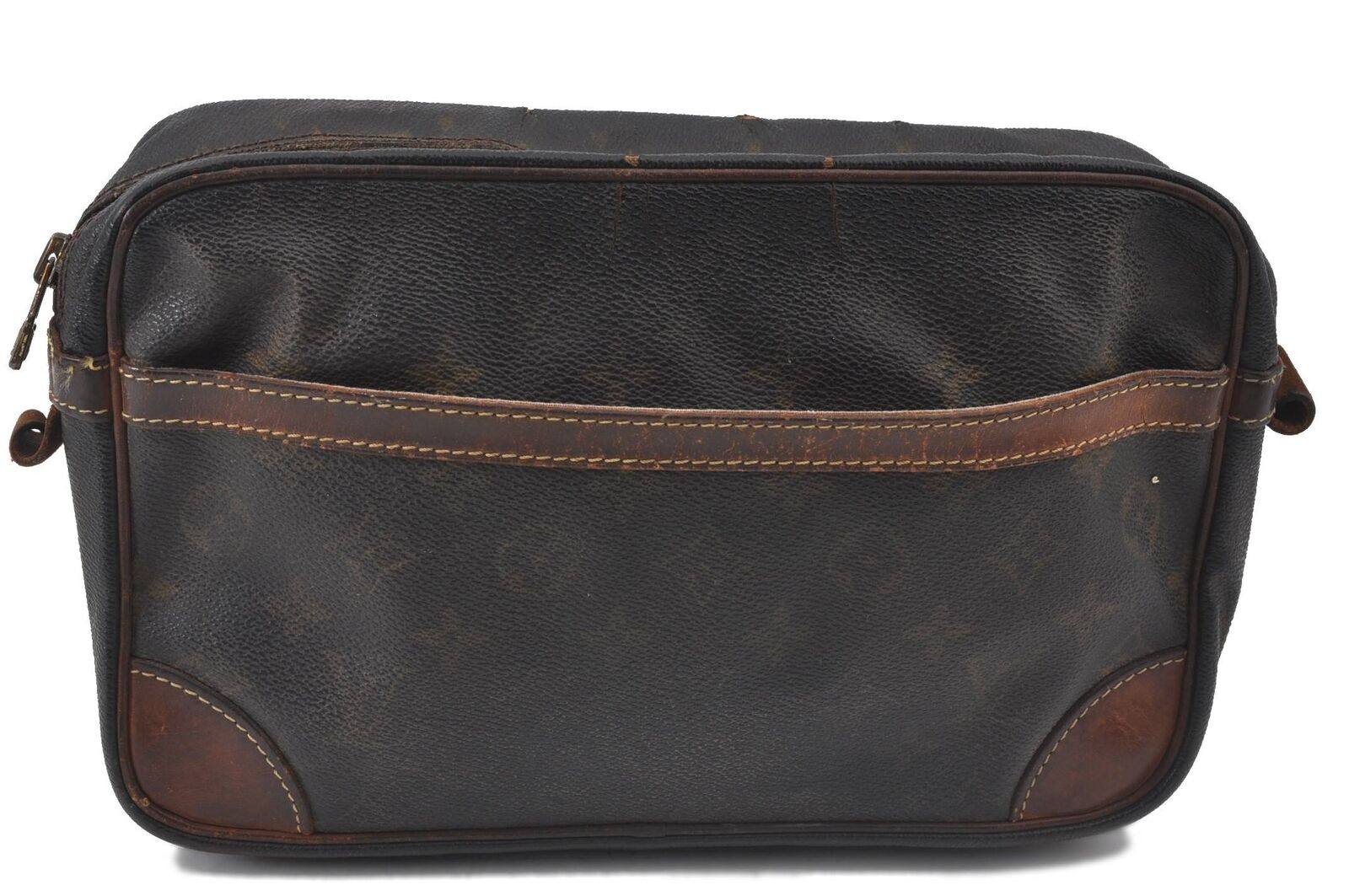 Authentic LOUIS VUITTON Monogram Compiegne 28 Clutch Hand Bag M51845 LV H3626